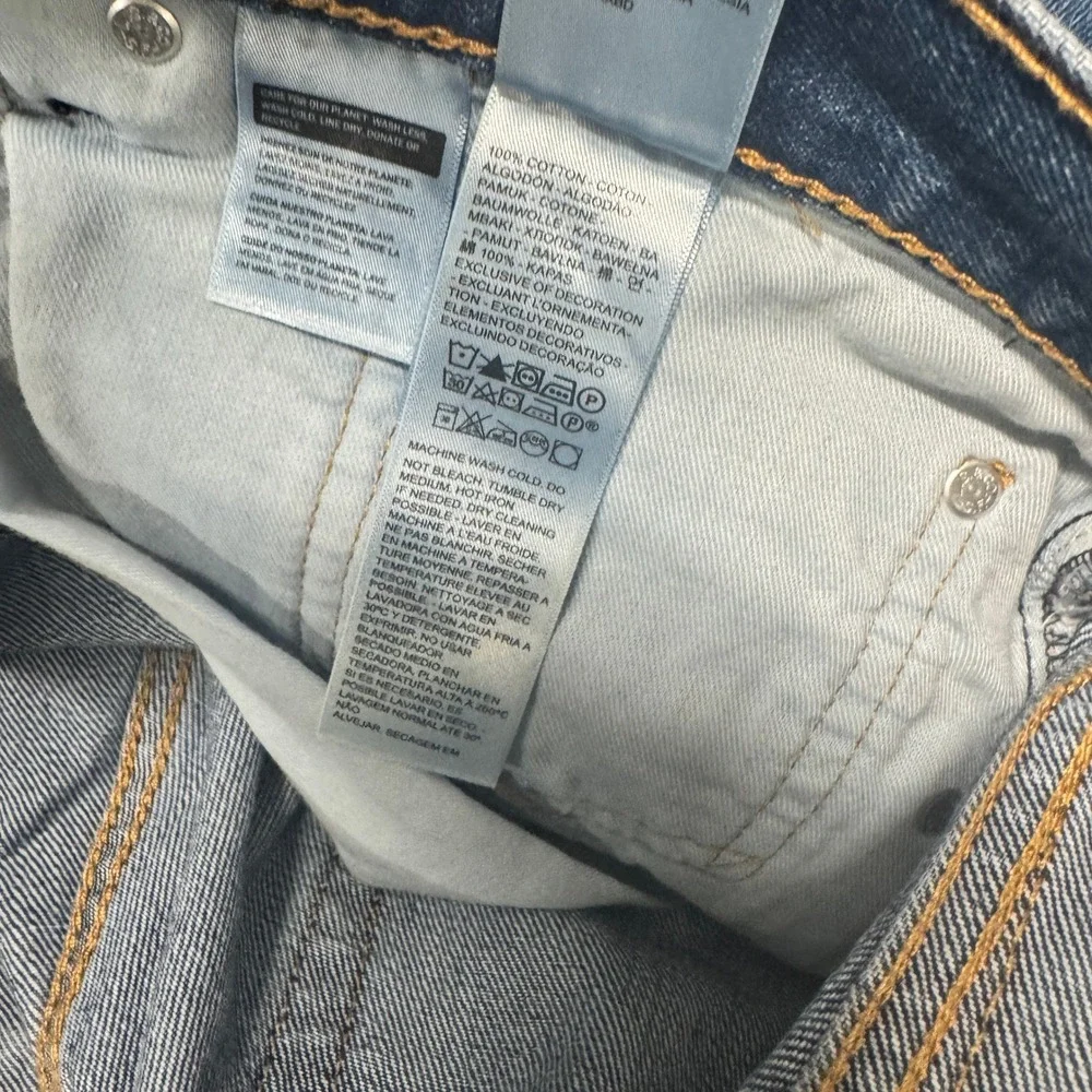 Levi's 505 Jeans Mens 38x30 ACTUAL Regular Fit‎ Blue Denim Classic NEW